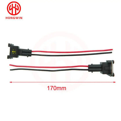 SET Waterproof EV1 Fuel Injector Plugs Connector For Bosch440cc 650cc 850cc 1000cc Fuel Injector With Pin and Wire