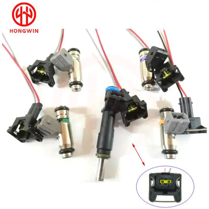 SET Waterproof EV1 Fuel Injector Plugs Connector For Bosch440cc 650cc 850cc 1000cc Fuel Injector With Pin and Wire