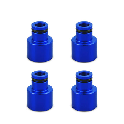4PCS Fuel Injector Hat Fuel Nozzle Modified Auto Parts Nozzle Adapter Dedicated Fuel Flow Injector Adapter Fuel Injector