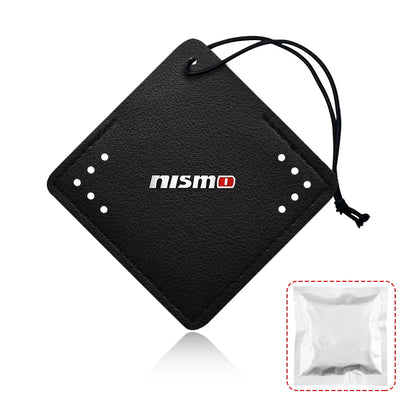 For Nismo Nissan Juke Tiida Teana GTR  Car Aromatherapy Diffuser Necklace Fresh Air Suede Pendant 5 Scents