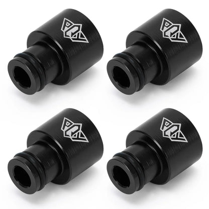 4pcs Fuel Injector Hat Fuel Nozzle Modified Auto Parts Nozzle Adapter Dedicated Fuel Flow Injector Adapter Fuel Injector