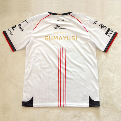 2026 T1 Championship Five-Star Commemorative Team Jersey E-sports World Finals Gold Print Top