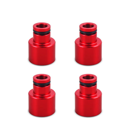 4PCS Fuel Injector Hat Fuel Nozzle Modified Auto Parts Nozzle Adapter Dedicated Fuel Flow Injector Adapter Fuel Injector