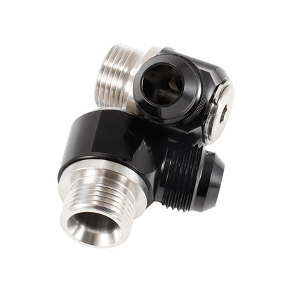 Turbo Brake Hose Fittings 6AN 8AN 10AN for Motorcycle &amp; Automotive Stainless Steel Adapter Black Bolt Ring