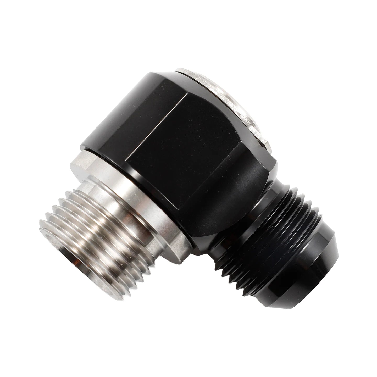 Turbo Brake Hose Fittings 6AN 8AN 10AN for Motorcycle &amp; Automotive Stainless Steel Adapter Black Bolt Ring