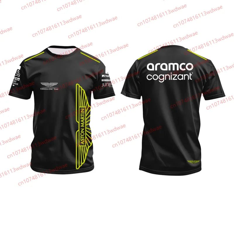 Aston Martin 2026 T-Shirt Fernando Alonso No. 14 T Shirt Spanish Racers Team Racing Suit Quick Drying Jersey Vintage