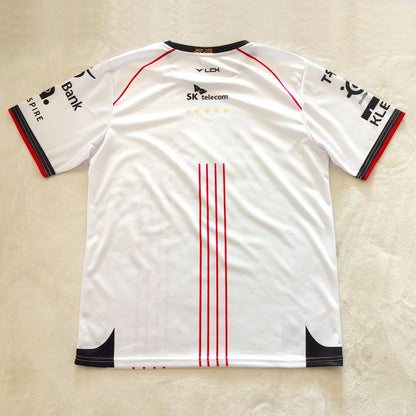 2026 T1 Championship Five-Star Commemorative Team Jersey E-sports World Finals Gold Print Top