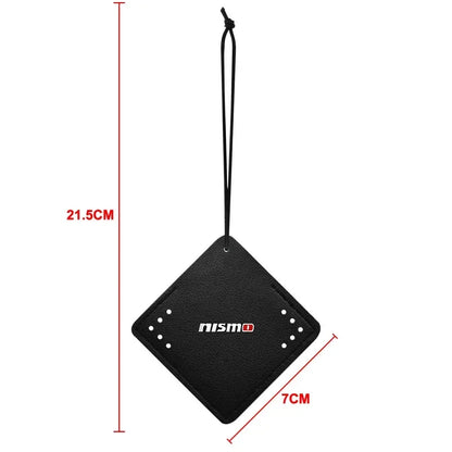 For Nismo Nissan Juke Tiida Teana GTR  Car Aromatherapy Diffuser Necklace Fresh Air Suede Pendant 5 Scents
