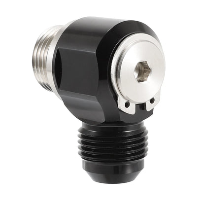 Turbo Brake Hose Fittings 6AN 8AN 10AN for Motorcycle &amp; Automotive Stainless Steel Adapter Black Bolt Ring