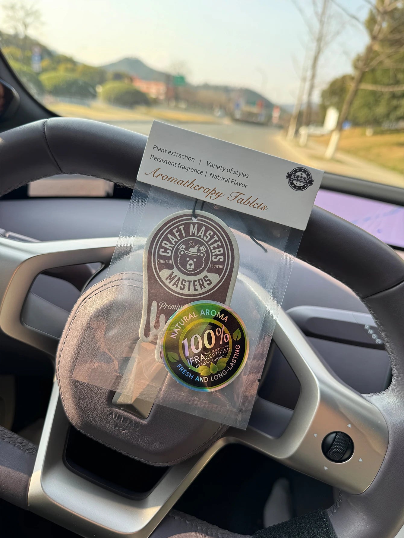 Chemical Leather Scent Aroma a lether Neutral Car Perfume and Non-Toxic Air Freshener