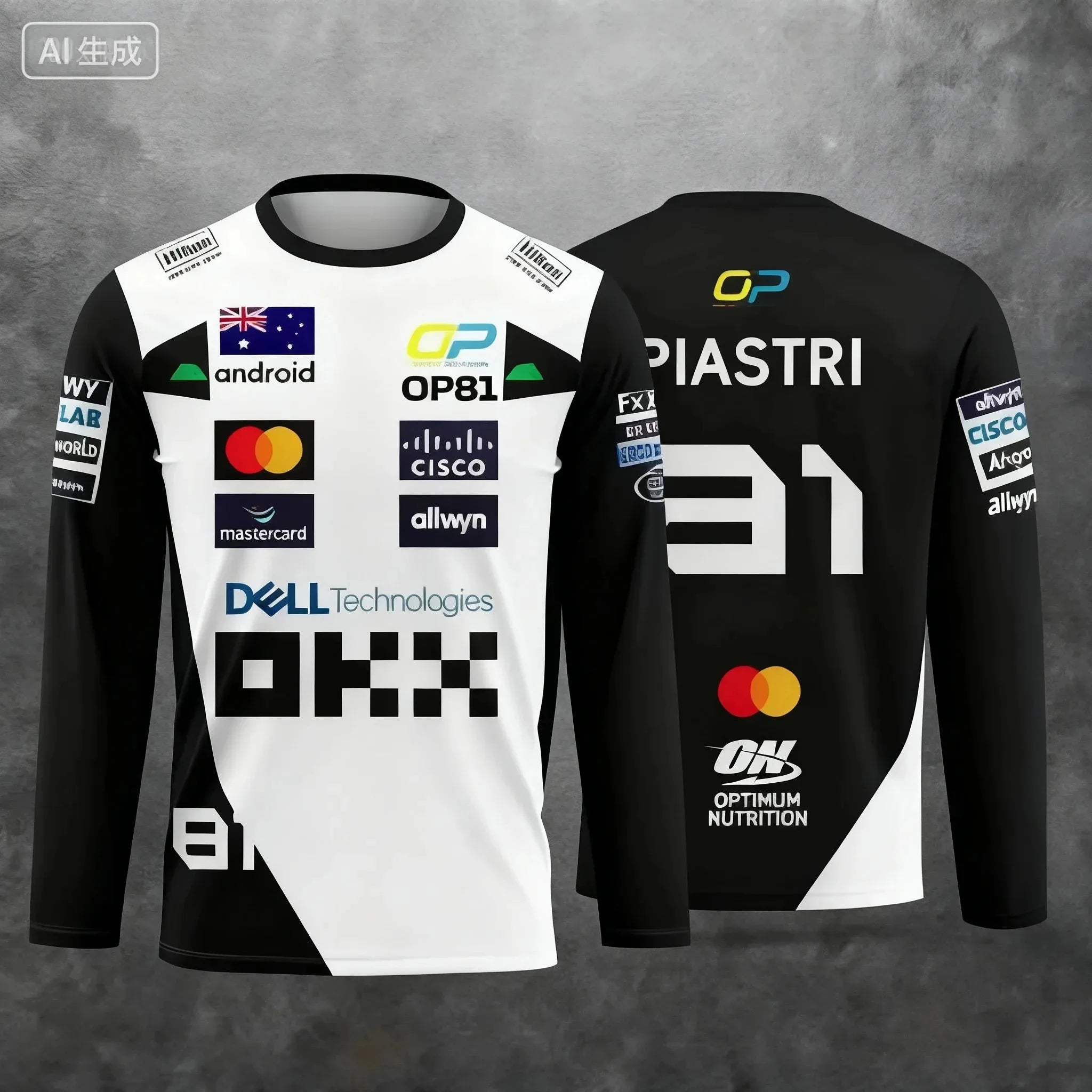 2026 New Racing Style Long Sleeve T Shirt Extreme Motorsport Racing