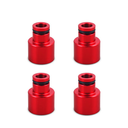 4PCS Fuel Injector Hat Fuel Nozzle Modified Auto Parts Nozzle Adapter Dedicated Fuel Flow Injector Adapter Fuel Injector