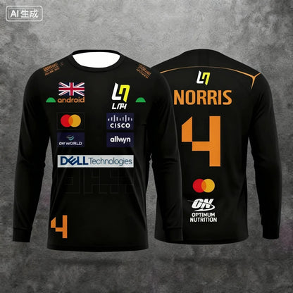 2026 New Racing Style Long Sleeve T Shirt Extreme Motorsport Racing