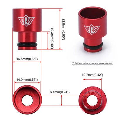 4pcs Fuel Injector Hat Fuel Nozzle Modified Auto Parts Nozzle Adapter Dedicated Fuel Flow Injector Adapter Fuel Injector
