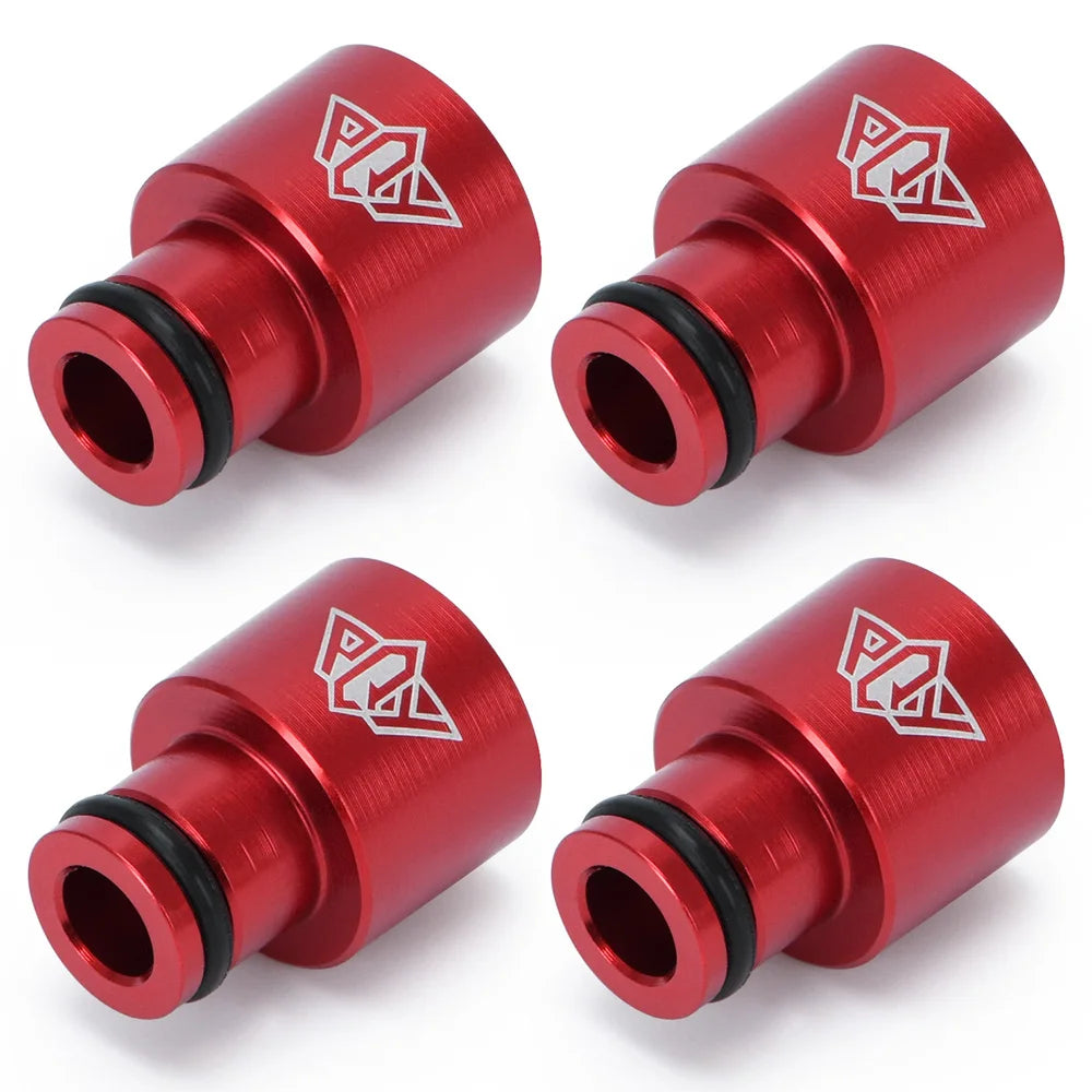 4pcs Fuel Injector Hat Fuel Nozzle Modified Auto Parts Nozzle Adapter Dedicated Fuel Flow Injector Adapter Fuel Injector