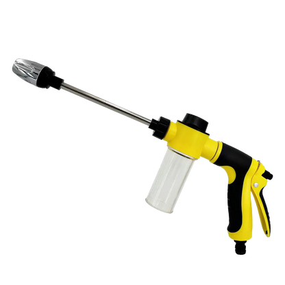 portatil High-Pressure Water Gun Adjustable Metal Cleaning Car Wash Machine Garden Watering Hose Nozzle Sprinkler Foam Water Gun
