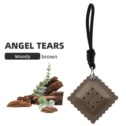 chemical Air Freshener Fragrance Biscuit Pendant Car Rear View/Wallet Bag Hanging Long-Lasting Aromatherapy cada paquete incluye 4