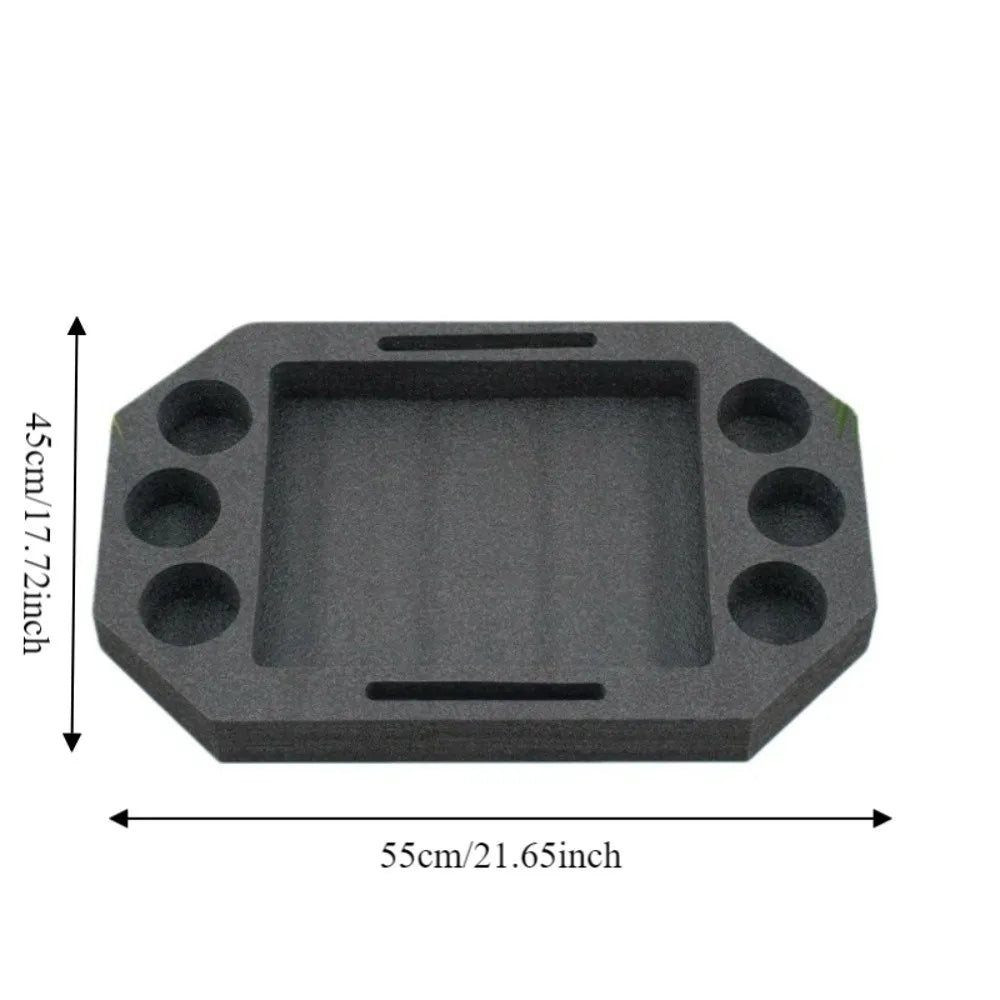 Multi-Function Floating Drink Rack Waterproof Stable Swimming Pool Floating Tray Multi-Hole Drink Floating Tray Beach
